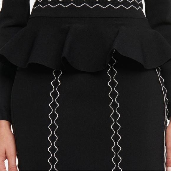 Alexander McQueen Stretch-Jersey Midi Skirt - Size S - Picture 3 of 16